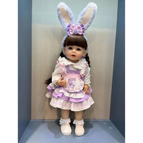 TERABITHIA Reborn Baby Doll Full Body Silicone Vinyl Realistic Newborn Toddler - Picture 1 of 3